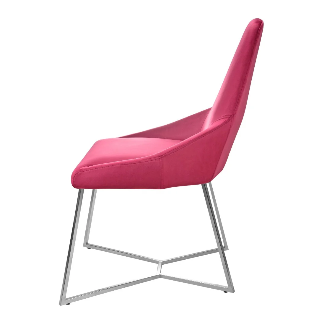 King Chair-Chrome Leg